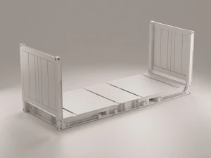 container - 20flatrack 3D Model