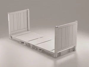 container - 20flatrack 3D Model