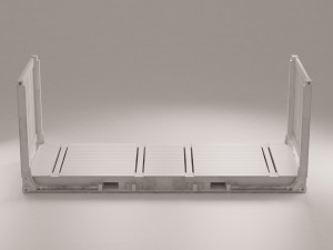 container - 20flatrack 3D 模型