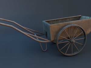 pushcart 3D 모델