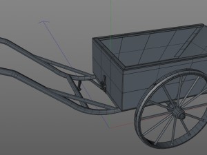 pushcart 3Dモデル
