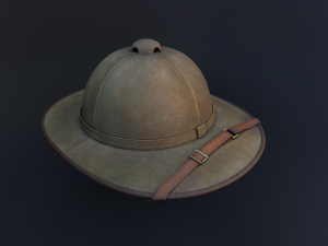 travelers - archaeologists hat 3D मॉडल