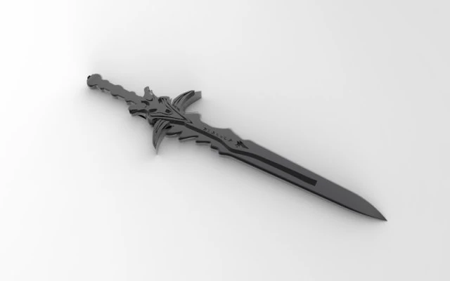 Frostmourne Arthas Menethil Modelo 3D .c4d .max .obj .3ds .fbx .stl .blend