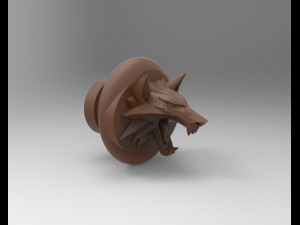 Witcher wolf 3D Model