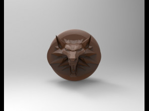 Witcher wolf Model 3D