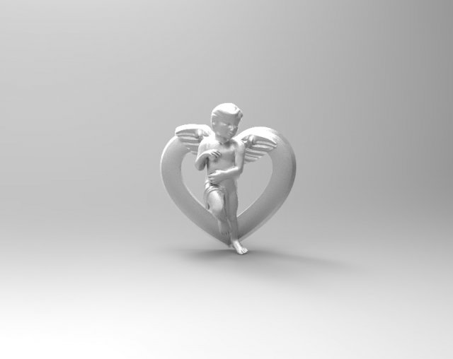 carnation earrings - angel Modèle 3D .c4d .max .obj .3ds .fbx .stl .blend