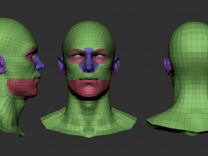 male basemesh for production 3D Модель