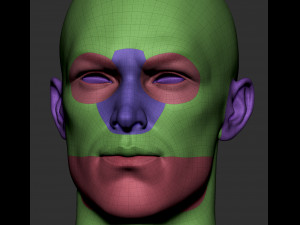 male basemesh for production 3D Модель