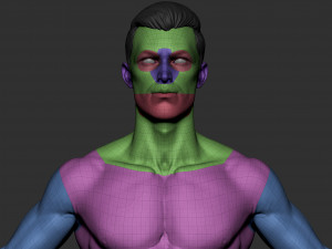 male basemesh for production 3D Модель