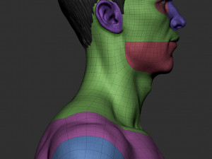 male basemesh for production 3D Модель
