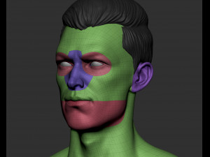 male basemesh for production 3D Модель