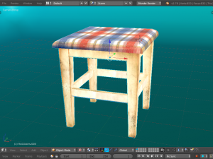 stool chair 3D Model