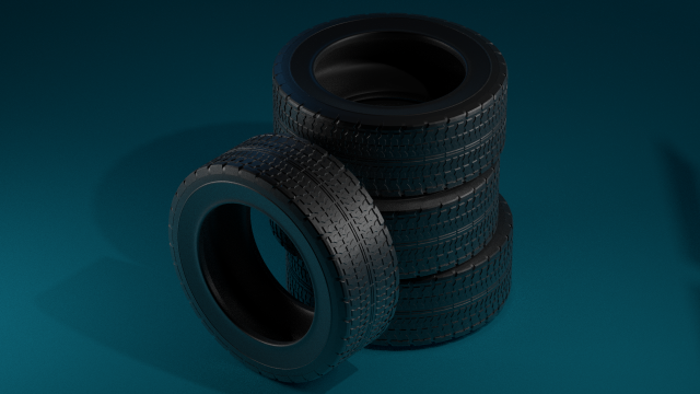 tires 3D Модель .c4d .max .obj .3ds .fbx .stl .blend 