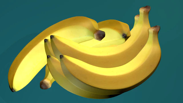 bananas 3D Model .c4d .max .obj .3ds .fbx .stl .blend 