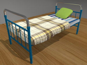bed soviet 3D Model