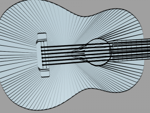 guitar Modelo 3D