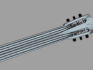 guitar Modelo 3D