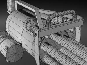 minigun Modelo 3D