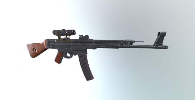 STG 44 3D Model .c4d .max .obj .3ds .fbx .stl .blend 