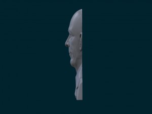 bas-relief of jonathan kimble simmons 3Dプリントモデル