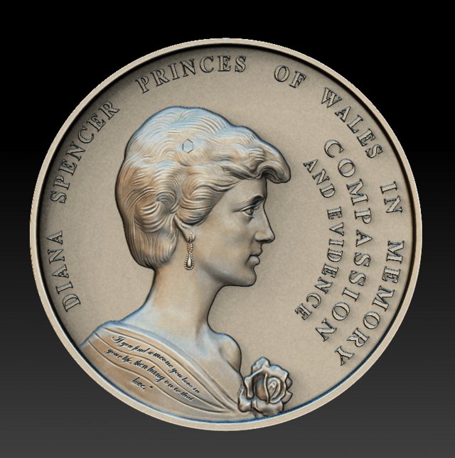 Lady DIANA SPENCER Princess 3D 3Dプリントモデル .c4d .max .obj .3ds .fbx .stl .blend 