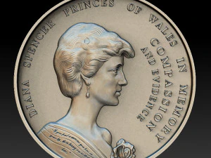 レディ ダイアナ スペンサー プリンセス 3D 3Dプリントモデル