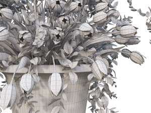 vase with flowers and wreath 07 model 3D मॉडल