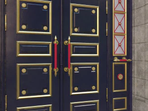 entrance classic door 3D Model