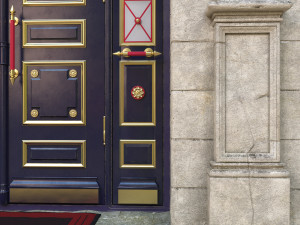 entrance classic door 3D मॉडल