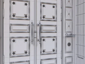 entrance classic door 3D Model