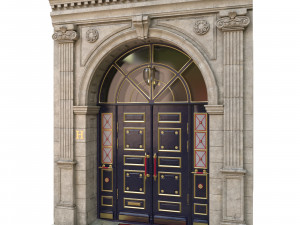 entrance classic door 3D मॉडल
