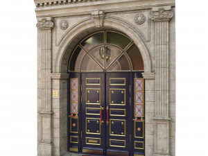 entrance classic door 3D Model