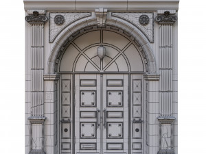 entrance classic door 3D मॉडल