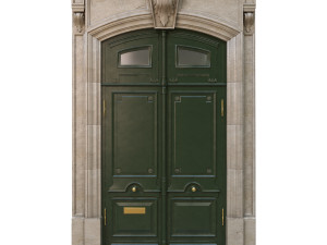 entrance classic door 02 Modelo 3D