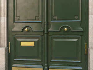 entrance classic door 02 3D Model