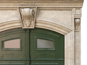 entrance classic door 02 Modelo 3D