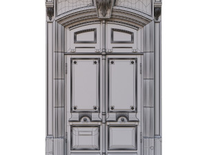 entrance classic door 02 Modelo 3D