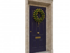 entrance classic door 02 3D 모델