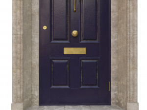 entrance classic door 02 3D 모델