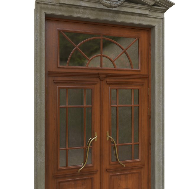 entrance classic door 04 3D मॉडल .c4d .max .obj .3ds .fbx .stl .blend 