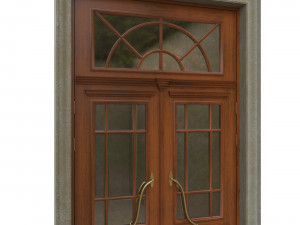 entrance classic door 04 3D मॉडल