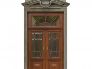 entrance classic door 04 3D मॉडल