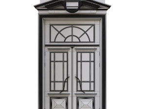 entrance classic door 04 3D मॉडल