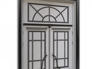 entrance classic door 04 3D मॉडल