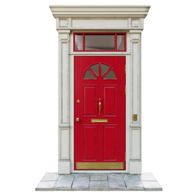 entrance door 3D Model .c4d .max .obj .3ds .fbx .stl .blend 