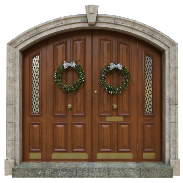 entrance classic door 05 3D मॉडल .c4d .max .obj .3ds .fbx .stl .blend 