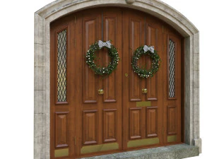 entrance classic door 05 3D Model