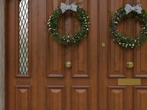 entrance classic door 05 3D मॉडल