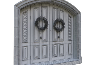 entrance classic door 05 3D मॉडल