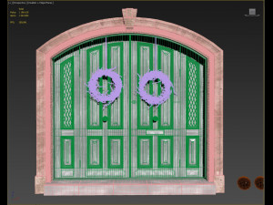entrance classic door 05 3D मॉडल